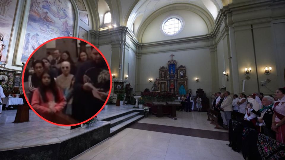 Supuesta aparición en iglesia