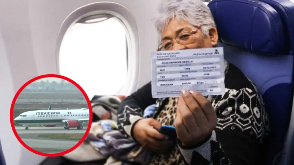 La mujer agradeció al presidente mexicano por reactivar a tan histórica aerolínea, con precios bajos para todos