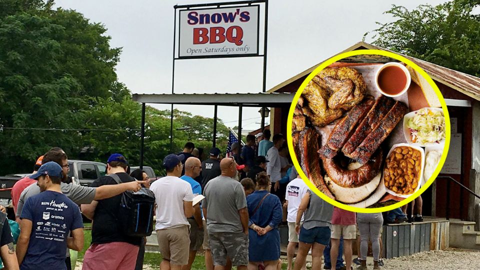 El Snow's Bbq es el restaurante de brisket ahumado más popular de Texas