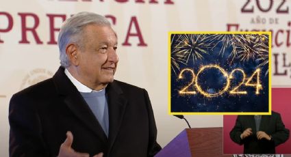 AMLO revela sus deseos para 2024: "paz y seguridad para todos"