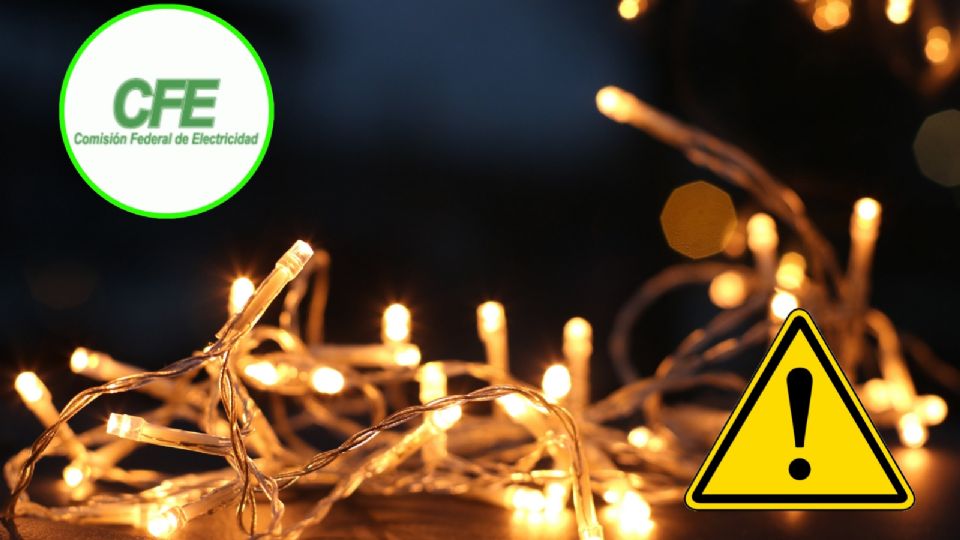 ¡Alerta por luces navideñas! Esta es la precaución que emite la CFE