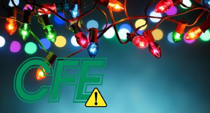 CFE lanza importante advertencia sobre las luces de Navidad; podrían causar incendios