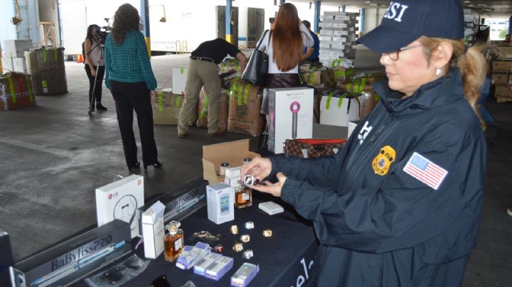 Alerta CBP por mercancía pirata en la frontera; la mayoría llega a México