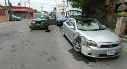 Dos mujeres lesionadas tras accidente en centro de Nuevo Laredo