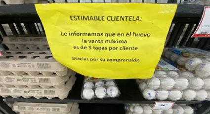 Racionan venta de huevo en Tamaulipas; ¿cuántas tapas por cliente?