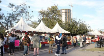 Realizan bazar del 14 de febrero en Plaza Zaragoza | FOTOS