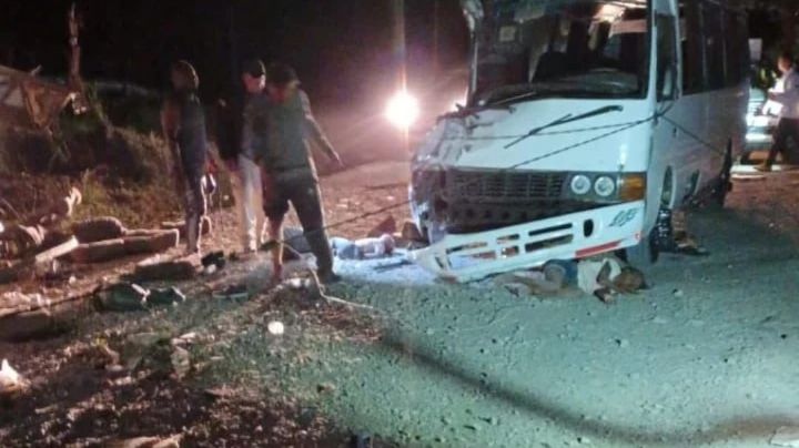 Accidente mortal en Panamá; 33 migrantes murieron en un choque de autobús