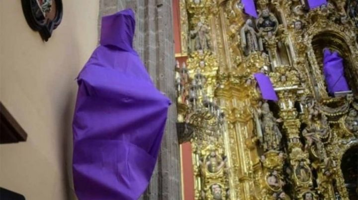 Semana Santa 2023: ¿por qué se cubre la figura de los santos durante cuaresma?