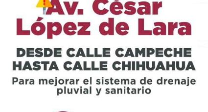 Cierran desde hoy la avenida César López de Lara; te damos alternativas