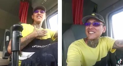 Joven se muestra orgulloso de ser trailero; el amor a su camión contagia las redes | VIDEO