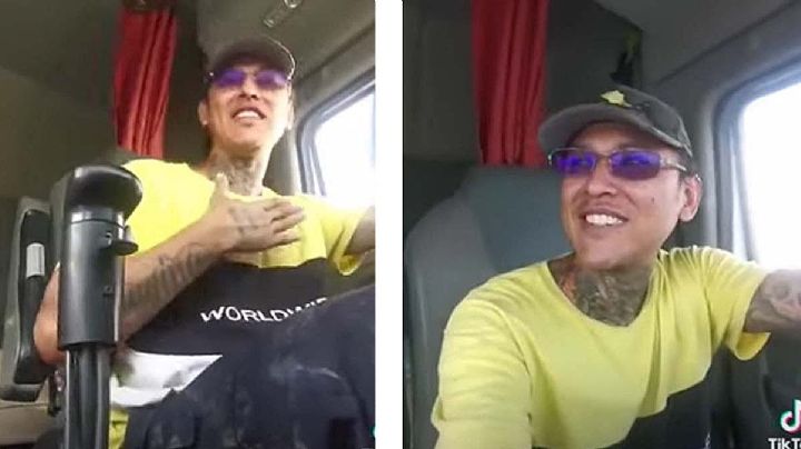 Joven se muestra orgulloso de ser trailero; el amor a su camión contagia las redes | VIDEO