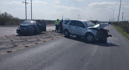 Encontronazo en carretera Anáhuac deja heridos