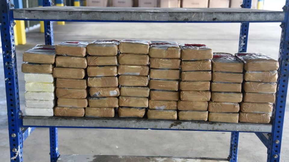 Este sábado en el Puente Del Comercio Mundial la CBP incautó 145.54 libras de cocaína.