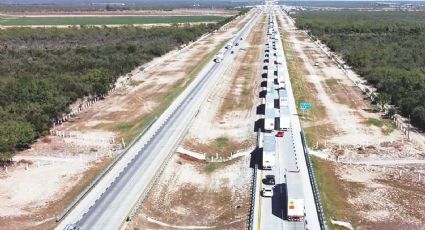 Exigen poner fin al ‘atorón’ en la Carretera Monterrey-Nuevo Laredo