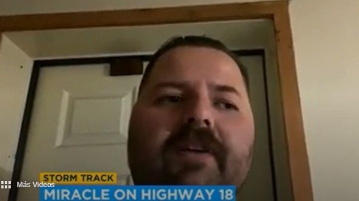 Dios lo cuida y lo salva en cuatro accidentes que tuvo en menos de una hora