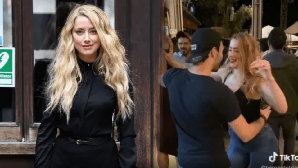 Amber Heard reapareció en un set y bailó una canción de Selena