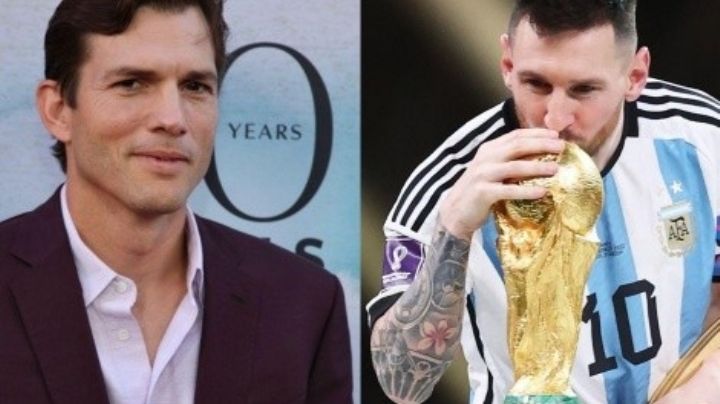 Ashton Kutcher celebra hasta hoy triunfo de Argentina en el Mundial: 'debería quedar en la biblia'