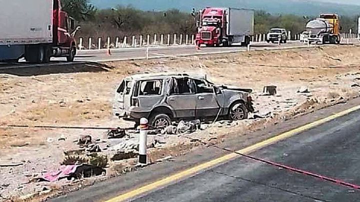 Confirman: los cinco fallecidos de la volcadura en la Carretera de Matehuala eran de Nuevo Laredo