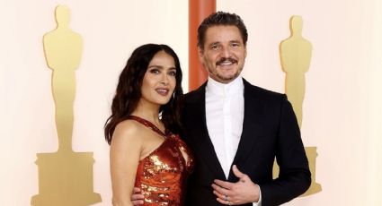 Salma Hayek llegó corriendo a la alfombra roja de los Premios Oscar 2023 | VIDEO