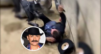 El Chapo de Sinaloa sufre caída a caballo en concierto | VIDEO