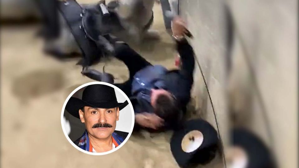 El Chapo de Sinalo caída de caballo en concierto