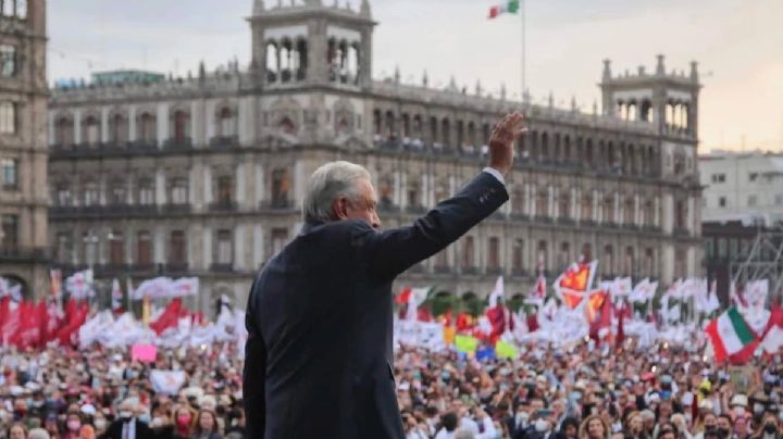 Fiesta en el Zócalo: conmemora AMLO 85 Aniversario de la Expropiación Petrolera con foro lleno