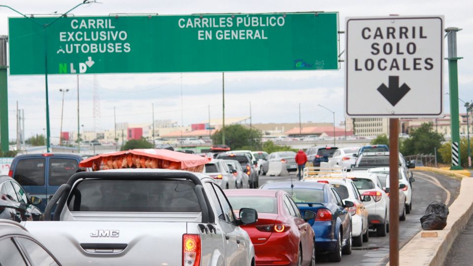 El bulevar Colosio, único acceso al Puente Dos