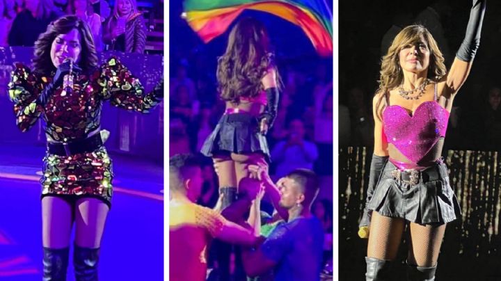 Gloria Trevi brilla y enamora en Nuevo Laredo; así se presentó en el Palenque | VIDEO