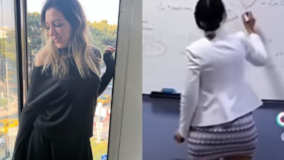 La profesora cautivó en su primer video que se publicó en las redes en México