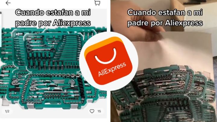 AliExpress: cliente compra una caja de herramientas y recibe increíble estafa | VIDEO