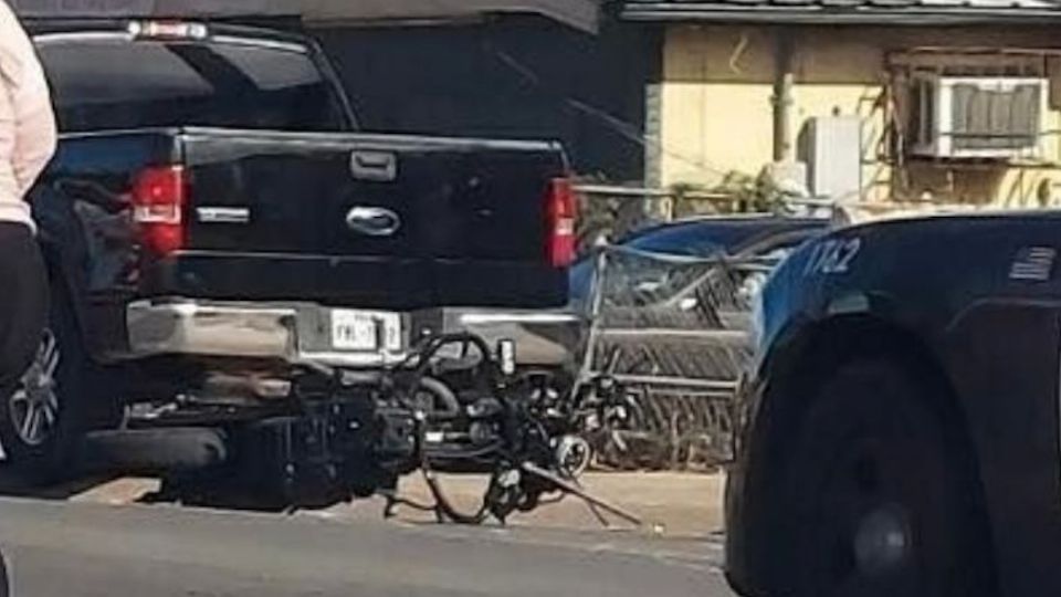 La tarde de ayer se registró el accidente en Laredo