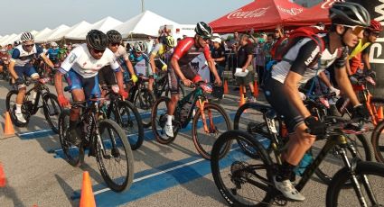 Participan ciclistas de todo México en el Maratón Ciclista Puerta de las Américas