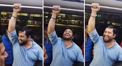 'Chivean' a Julión Álvarez en aeropuerto, pero se avienta un palomazo | VIDEO