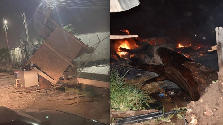 Fuertes vientos en Nuevo Laredo causan incendios y otros daños | FOTOS