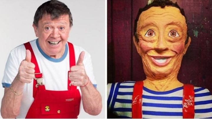 Hacen la piñata de Chabelo; la gente estalla en críticas | FOTOS