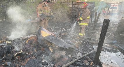 Incendio consume cuarto y lo reduce en cenizas en colonia Daniel Hernández