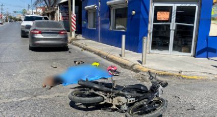 Muere motociclista al estrellarse en Ocampo y Lincoln en Nuevo Laredo