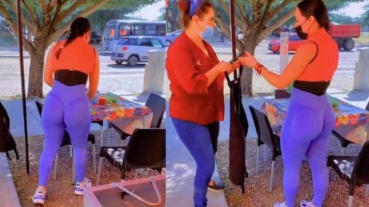 Mesera de Colima enamora en puesto de barbacoa; hacen fila para comprarle