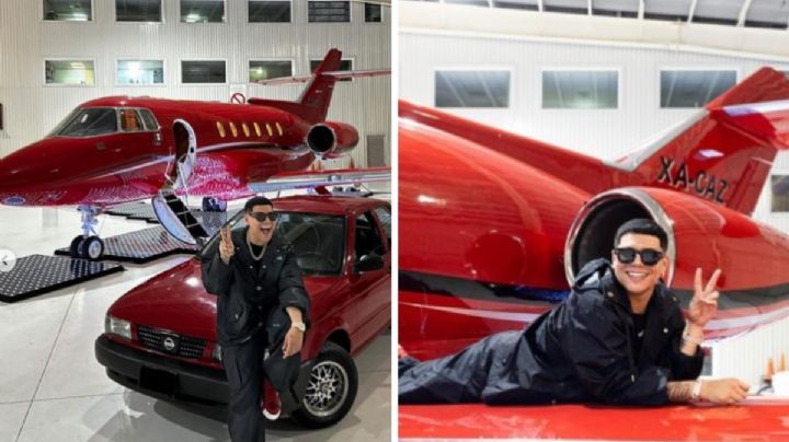 Eduin Caz se compra un lujoso avión y es feliz, "sueños que se cumplen"