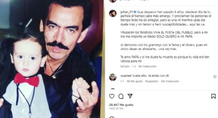 Julián Figueroa: Ésta es la carta que le escribió a Joan Sebastian un día antes de morir