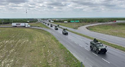 Llegan 300 elementos de Sedena a Nuevo Laredo; así entraron hoy a la ciudad | VIDEO