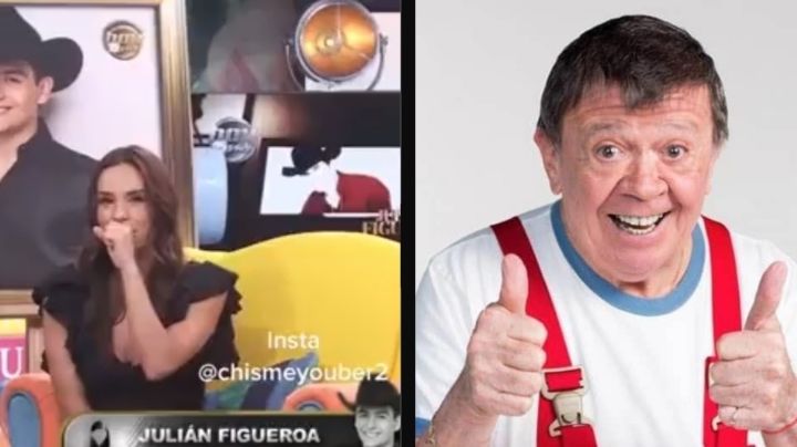 Tania Rincón es "poseída por Chabelo" y hace imitación involuntaria | VIDEO