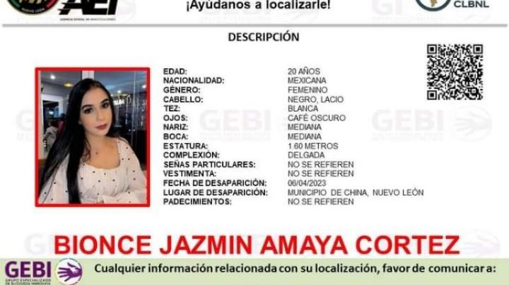 Buscan a joven de Mission, Texas, desaparecida el domingo en China, Nuevo León