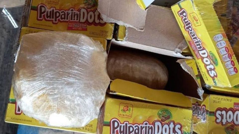 Un hombre regiomontano escondió cocaína y metanfetaminas en cajas de pulparindo