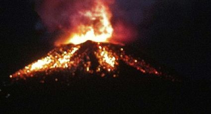 Reportan explosiones en el volcán Popocatépetl