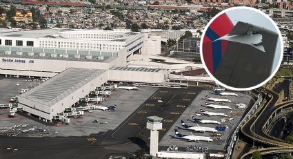 Chocan dos aviones en el Aeropuerto de la Ciudad de México