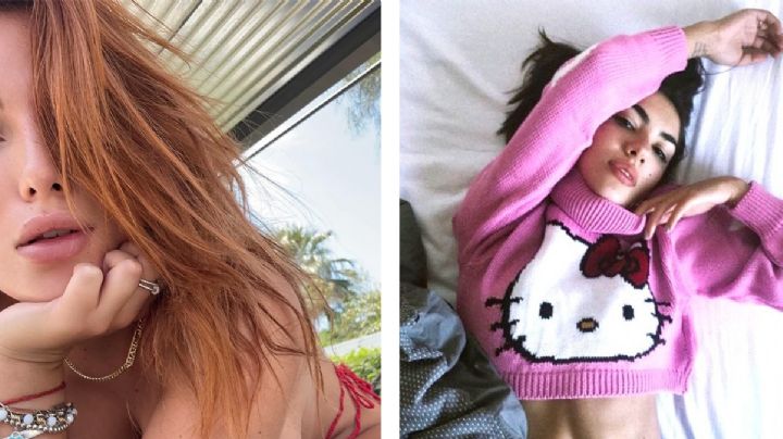 El nanobikini de Hello Kitty de Bella Thorne y Dua Lipa; ¿quién lo llena mejor?