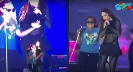 Belinda cumple sueño de niña invidente: cantan juntas en la Feria de Tampico | VIDEO