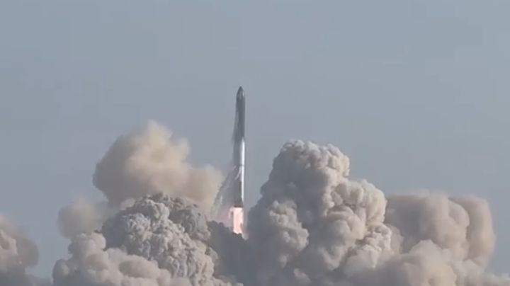Starship: así se vio desde Tamaulipas lanzamiento del cohete | VIDEO