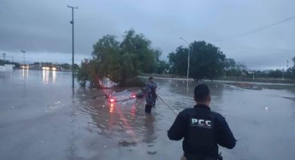 Poderosa tromba, granizo e inundaciones sorprenden a Piedras Negras